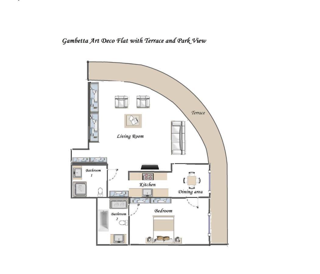 Victor Hugo - Modern And Sunny, Terrace, 2 Baths Apartment Nice Luaran gambar
